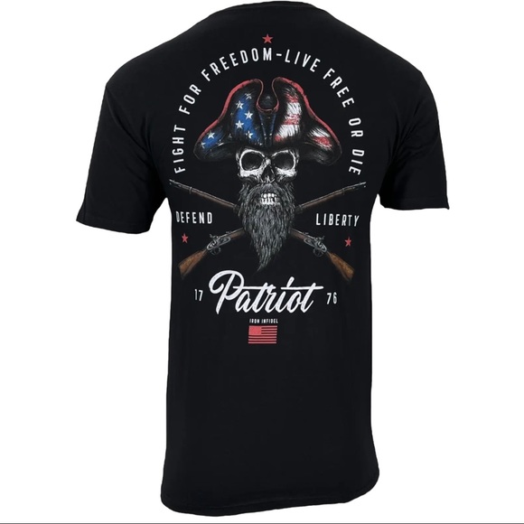 Howitzer Style Men's T-Shirt IRON FREEDOM Military Grunt MFG - Picture 4 of 10